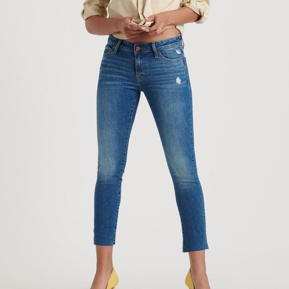 Lucky Brand Distressed Raw Hem Lolita Skinny Jeans - Picture 2 of 12